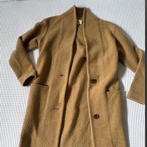 Wilfred Wool Coat in Tan/Camel